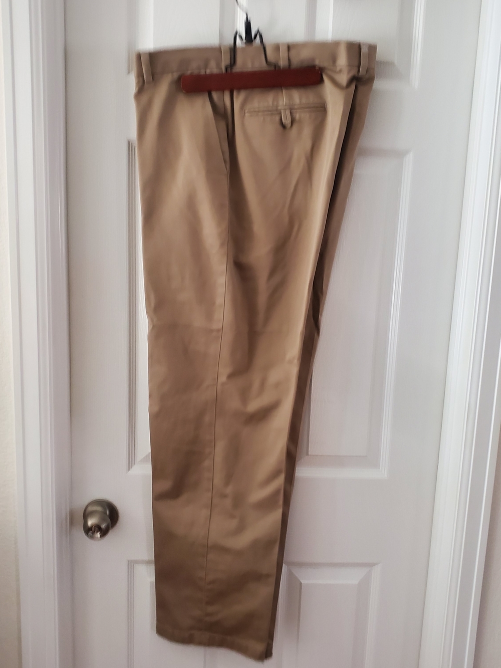 Jos. A Bank Tailored Men's Classic Khaki Dress Flat Front Pants